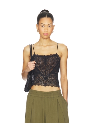 Free People Love And Lace Cami in Black. Size L. Also in M, S, XS.