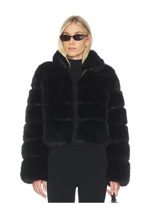 Generation Love Lyla Faux Fur Jacket in Black. Size S. Also in XL.