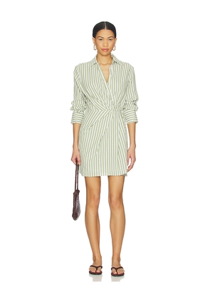 HEARTLOOM Azaline Dress in Sage. Size L. Also in XS, S, M, XL.