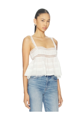 Free People Darling Dreams Cami in Ivory. Size L/XL. Also in XS, S, L, XL.