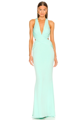 Katie May Secret Agent Gown in Teal. Size L. Also in M, XL.