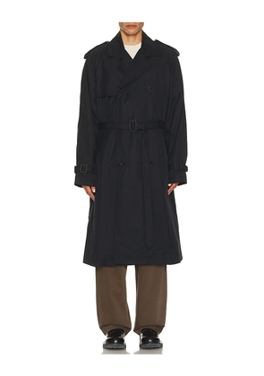 NILI LOTAN Kieran Trench Coat in Black. Size M. Also in L.