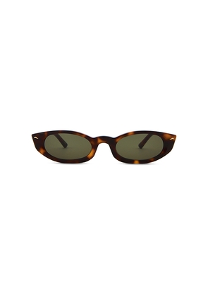 Luv Lou x Whitney Port The Tortue Sunglasses in Brown.