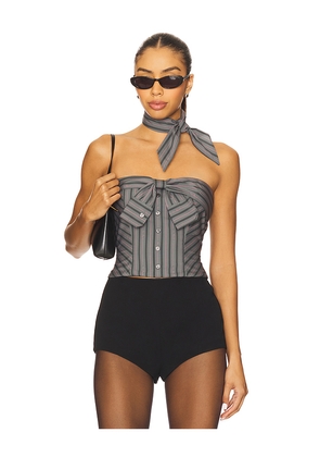 Nana Jacqueline Amber Top in Grey. Size M. Also in L.