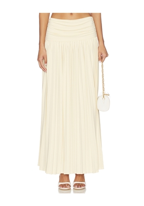 MORE TO COME Remi Maxi Skirt in Yellow. Size L. Also in M, S, XL, XS, XXS.