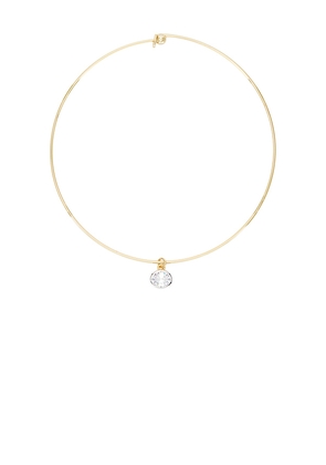 Luv AJ The Marias Pendant Wire Necklace in Metallic Gold.