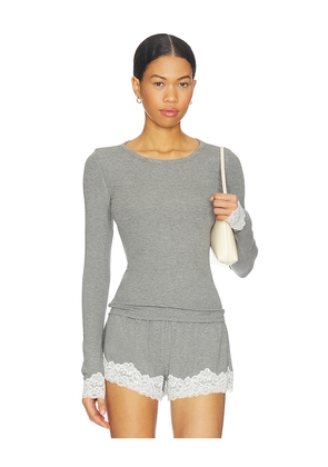 Lovers and Friends Melow Top in Grey. Size L. Also in XXS, XS, S, M, XL.