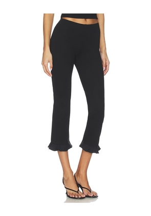 MAJORELLE Tate Pant in Black. Size L. Also in XS, XXS, S, M, XL.