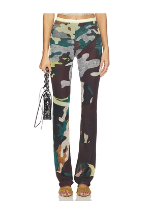 Ottolinger Mesh Pant in Morph Camo in Green,Brown. Size M. Also in S, XS.