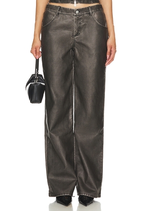 superdown Rachel Faux Leather Pant in Black. Size M. Also in S.