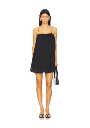 Seafolly Gathered Bandeau Mini Dress in Black. Size L. Also in S, M, XL.