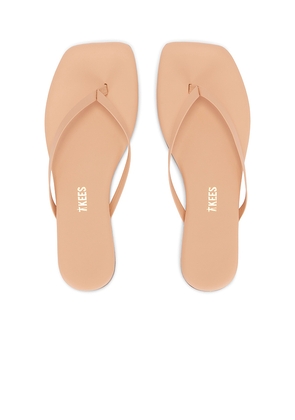 TKEES Square Toe Lily Sandal in Nude. Size 10. Also in 11, 5, 6, 7, 8, 9.