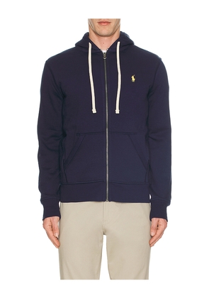 Polo Ralph Lauren Fleece Full Zip Hoodie in Blue. Size L. Also in S.