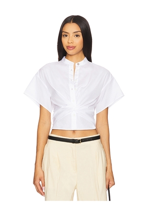 Rag & Bone Gretchen Poplin Shirt in White. Size 2. Also in 8.