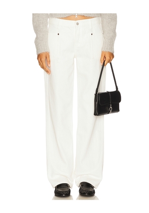 Still Here Supply Wide Leg Jeans in White. Size 30. Also in 29, 32.