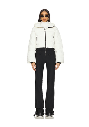 Perfect Moment Polar Flare Ski Suit in Black,White. Size L. Also in XS, M.