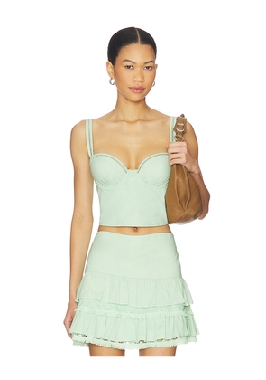 PEIXOTO Sasha Top in Mint. Size L. Also in M, S, XL, XS.