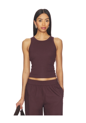 SAMSOE SAMSOE Alexo Tank in Burgundy. Size L. Also in M, S, XS, XXS.