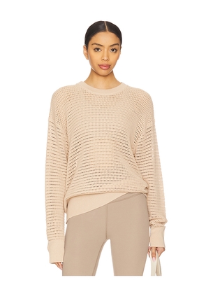 Varley Kershaw Sweater in Beige. Size L. Also in XS, S, M, XL.