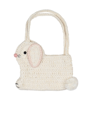 Wild Wawa Kids Crochet Purse in Cream.