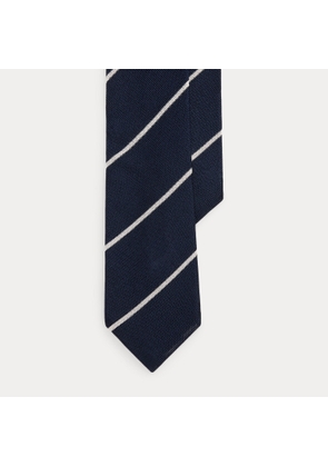 Striped Knit Silk Tie