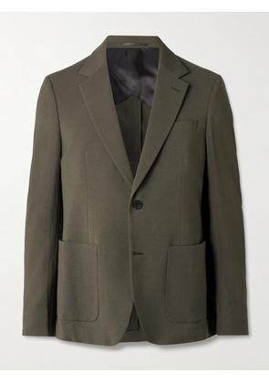 Mr P. - Wool-Blend Seersucker Suit Jacket - Men - Green - 36