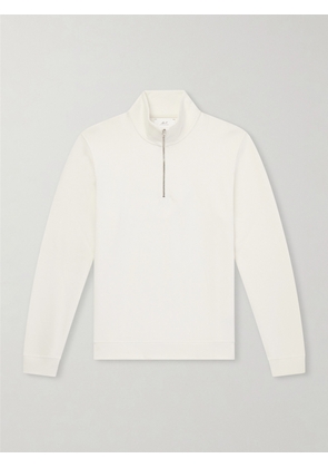 Mr P. - Cotton Zip-Up Sweater - Men - White - XS