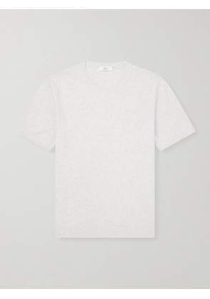 Mr P. - Organic Cotton and Cashmere-Blend T-Shirt - Men - White - XS