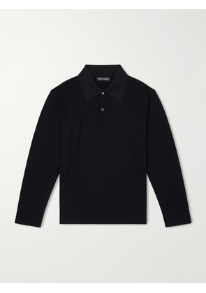 Our Legacy - Cotton-Jersey Polo Shirt - Men - Black - IT 44