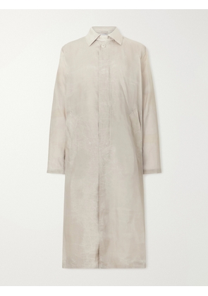 Our Legacy - Cloak Waxed-Twill Trench Coat - Men - Gray - IT 46