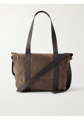Rick Owens - Trolley Suede Tote Bag - Men - Green