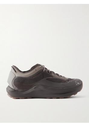 ROA - Sella Rubber-Trimmed ProWave Jacquard Trail Sneakers - Men - Brown - EU 39