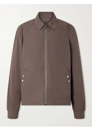 DRKSHDW By Rick Owens - Organic Cotton-Ripstop Blouson Jacket - Men - Brown - XS