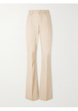 Rick Owens - Bolan Bootcut Organic Cotton-Blend Trousers - Men - Neutrals - UK/US 30
