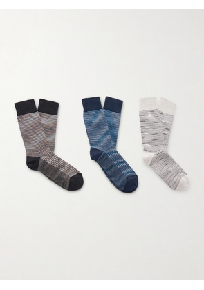 Missoni - Three-Pack Cotton-Blend Socks - Men - Multi - S