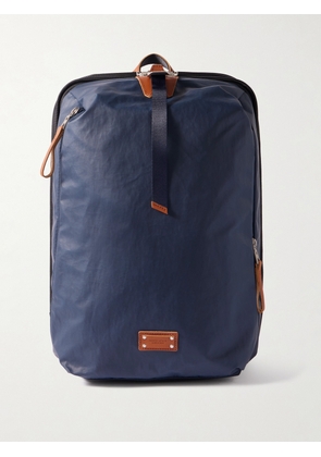 Master-Piece - Bump L Canvas and Leather-Trimmed CORDURA® Nylon Backpack - Men - Blue