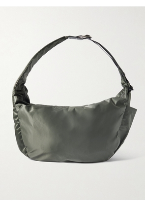 Master-Piece - Ark Leather-Trimmed Nylon Shoulder Bag - Men - Green