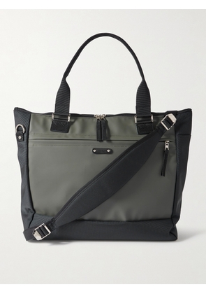 Master-Piece - Spec CORDURA® and Leather Tote Bag - Men - Green