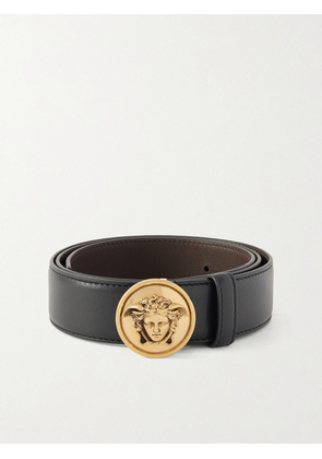 Versace - 3.5cm Leather Belt - Men - Black - EU 80