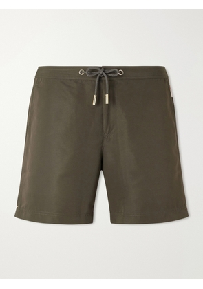 Orlebar Brown - Bulldog Straight-Leg Mid-Length Swim Shorts - Men - Green - UK/US 30