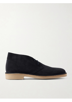 Mr P. - Suede Desert Boots - Men - Blue - UK 7