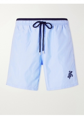 Vilebrequin - Moka Straight-Leg Mid-Length ECONYL® Swim Shorts - Men - Blue - S