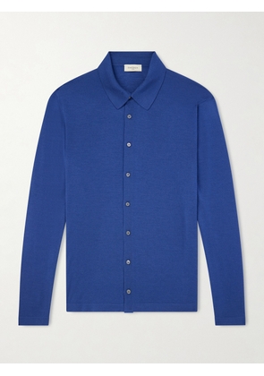 PIACENZA 1733 - Virgin Wool Shirt - Men - Blue - IT 46