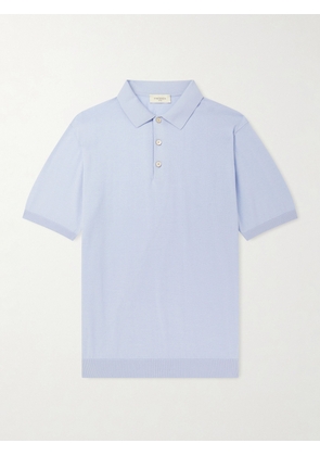 PIACENZA 1733 - Cotton Polo Shirt - Men - Blue - IT 46