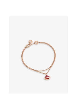 Bvlgari Divas Dream 18ct Rose-Gold and Carnelian Bracelet