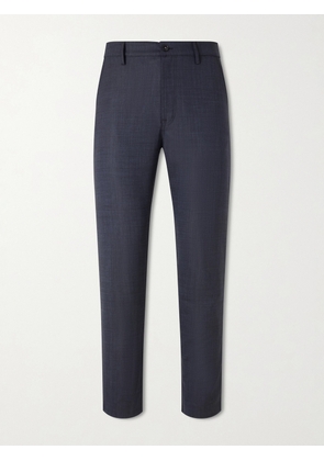 Canali - Slim-Fit Tapered Wool-Blend Chinos - Men - Blue - IT 46