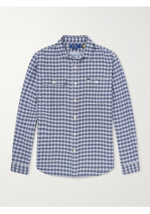 Polo Ralph Lauren - Checked Cotton-Flannel Shirt - Men - Blue - XS