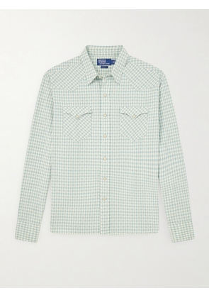 Polo Ralph Lauren - Gingham Cotton-Flannel Shirt - Men - Green - XS