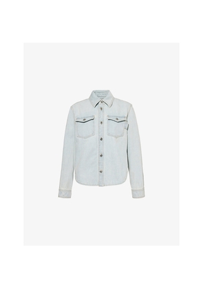 Womens Bottega Veneta Extra Bleached Denim Jacket