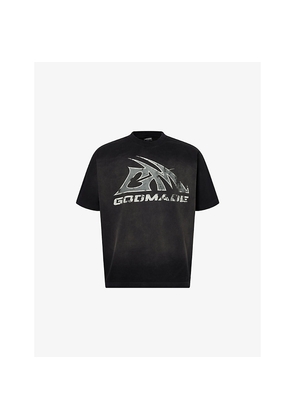 Mens Godmade Core Graphic-Print Cotton T-Shirt
